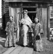 Фото М.П. Дмитриева 1897 года. Керженецкий монастырь: настоятель с послушниками