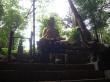 Статуя Будды в джунглях на берегу реки Квай