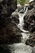 Сайлагский водопад, вид снизу