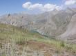 Вид на Куликолонские озёра с подъёма на перевал Зиерат