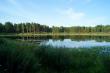 Сосновское озеро Долгое. Вид с юго-западного берега