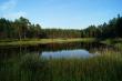 Небольшое безымянное озерцо к северу от Сосновского озера Долгое