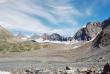 Вид на ледник Правый Куркуре и перевал Левый Кулагаш